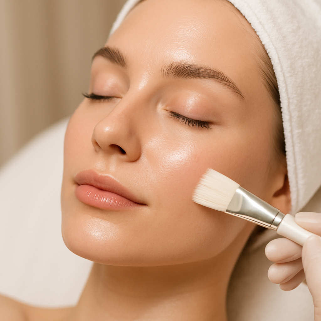 Skin care treatment at Nuda Beauty Lab in Scarborough