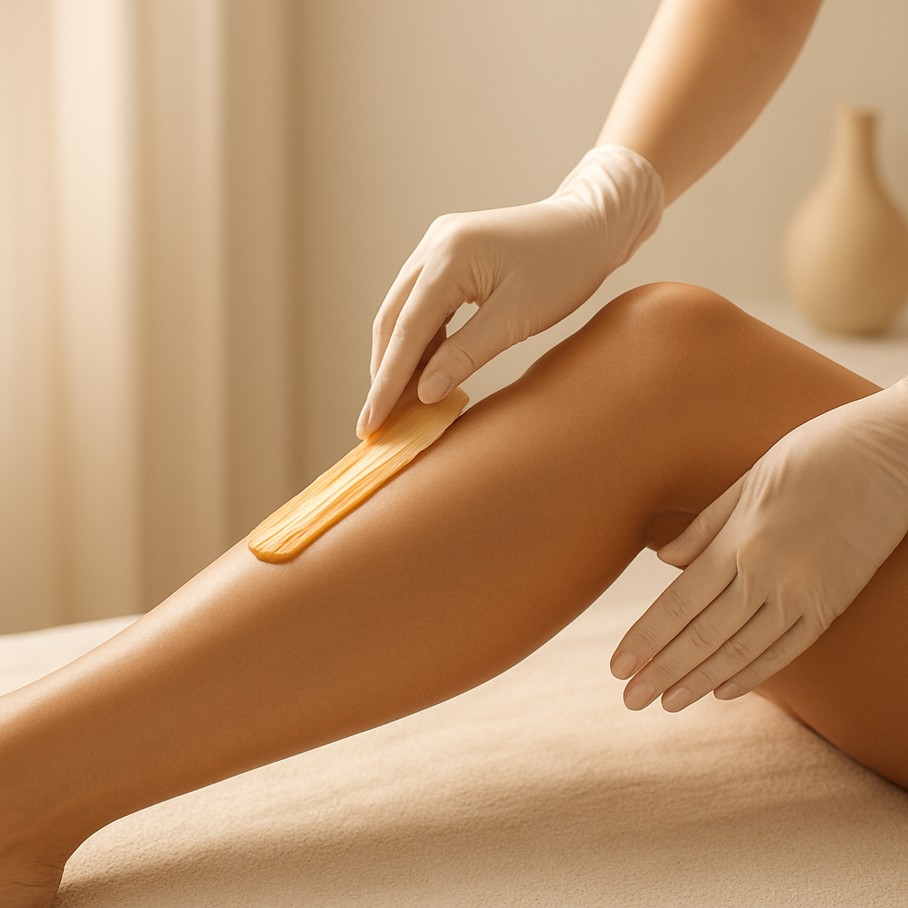 Smooth skin after professional waxing at Nuda Beauty Lab in Scarborough